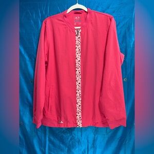 adidas Pink Climacool Zip-Front Athletic Jacket size XL